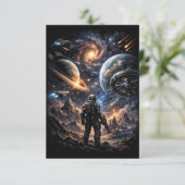 Edge of the Galaxy Bedankkaart (Staand voorkant)