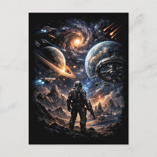 Edge of the Galaxy Briefkaart (Voorkant)