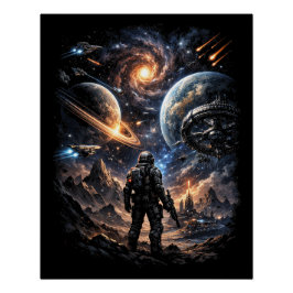 Edge of the Galaxy Perfect Poster