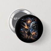 Edge of the Galaxy Ronde Button 5,7 Cm (Voorkant /achterkant)