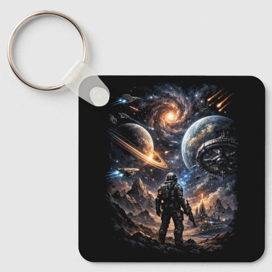 Edge of the Galaxy Sleutelhanger (Voorkant)