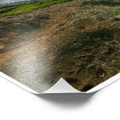 Edge of the Sunlit Coast Foto Afdruk (Hoek)