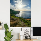 Edge of the Sunlit Coast Poster (Thuiskantoor)
