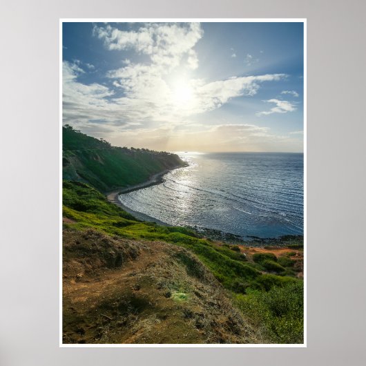 Edge of the Sunlit Coast Poster (Voorkant)