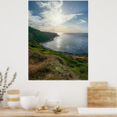 Edge of the Sunlit Coast Poster (Keuken)