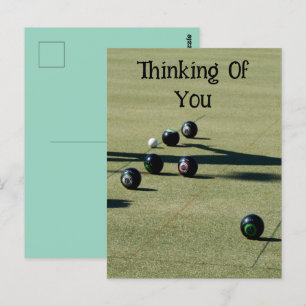 Edge of Victory: een close call bij Lawn Bowls Briefkaart