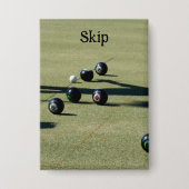 Edge of Victory: een close call bij Lawn Bowls Button (Voorkant)