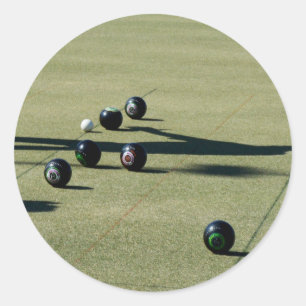 Edge of Victory: een close call bij Lawn Bowls Ronde Sticker