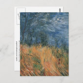 Edge of Wheatfield met Poppies Van Gogh Fine Art Briefkaart (Voorkant / Achterkant)