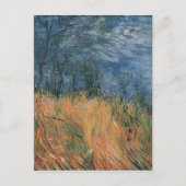 Edge of Wheatfield met Poppies Van Gogh Fine Art Briefkaart (Voorkant)