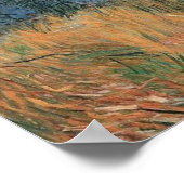 Edge of Wheatfield met Poppies Van Gogh Fine Art Poster (Hoek)