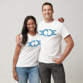 EDGE White en Blue Apparel T-shirt (Unisex)