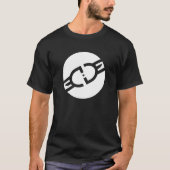 EdgeGamers White Circle Logo T-shirt (Voorkant)