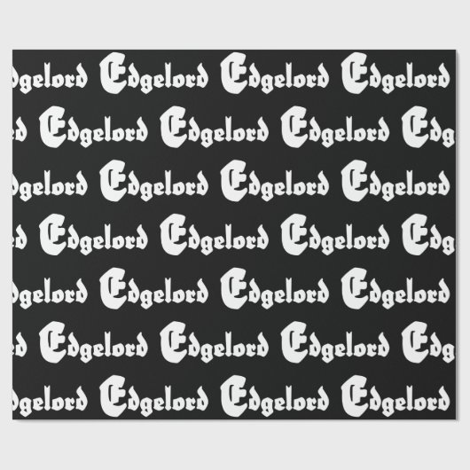 Edgelord Cadeaupapier (Vlak)