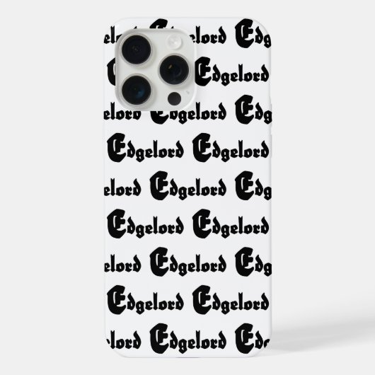 Edgelord iPhone Hoesje (Achterkant)