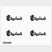 Edgelord Ovale Sticker (Vel)