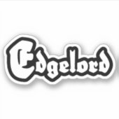Edgelord Sticker (Voorkant)