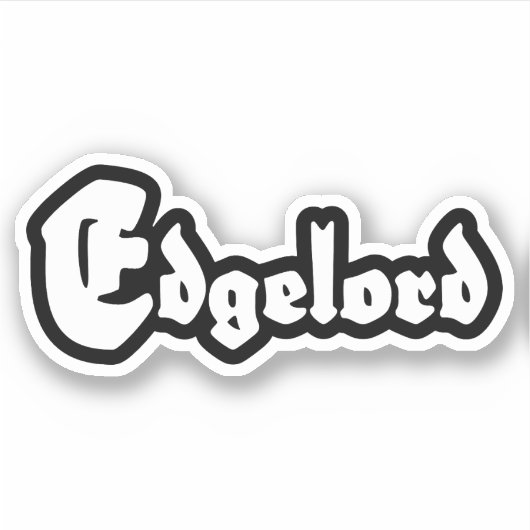 Edgelord Sticker (Voorkant)