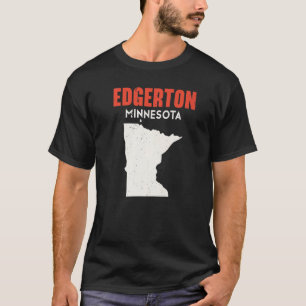 Edgerton Minnesota Verenigde Staten Amerika Reizen T-shirt