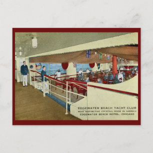 Edgewater Beach Hotel, Chicago  Briefkaart