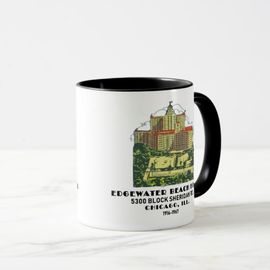 Edgewater Beach Hotel, Chicago, Illinois Mok (Voorkant rechts)
