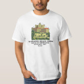 Edgewater Beach Hotel, Chicago, Illinois T-shirt (Voorkant)