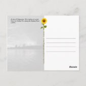 Edgewater, NJ Skyline - H briefkaart (Achterkant)