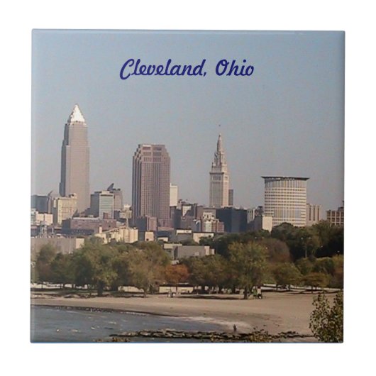 Edgewewater( Cleveland, OH) Decoratief Tile Tegeltje (Voorkant)