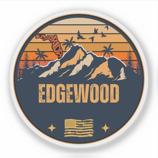 Edgewood, Florida Sticker (Voorkant)