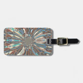 Edgy African Urban Pop Art Abstract optisch ontwer Bagagelabel (Voorkant horizontaal)