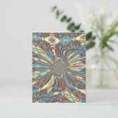 Edgy African Urban Pop Art Abstract optisch ontwer Briefkaart (Staand voorkant)