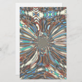 Edgy African Urban Pop Art Abstract optisch ontwer Briefpapier (Voorkant / Achterkant)