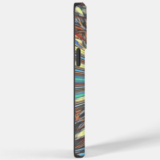 Edgy African Urban Pop Art Abstract optisch ontwer Case-Mate iPhone Case (Achterkant / Rechts)