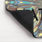 Edgy African Urban Pop Art Abstract optisch ontwer Muismat (Hoek)