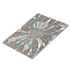 Edgy African Urban Pop Art Abstract optisch ontwer Notitieblok