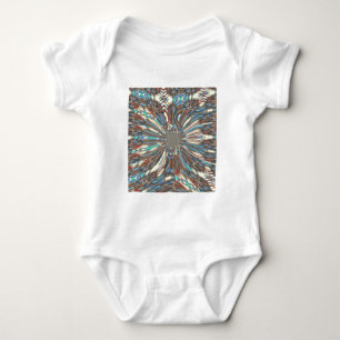 Edgy African Urban Pop Art Abstract optisch ontwer Romper