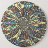 Edgy African Urban Pop Art Abstract optisch ontwer Ronde Button 6,0 Cm (Voorkant)