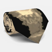 Edgy African Urban Pop Art Abstract optisch ontwer Stropdas (Opgerold)