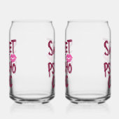 Edgy and Chic Sarcastic Saying Blikvorm Glas (Links)