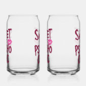 Edgy and Chic Sarcastic Saying Blikvorm Glas (Rechts)