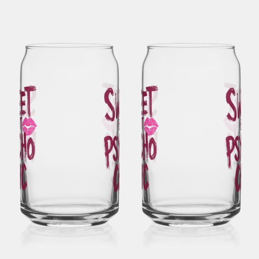 Edgy and Chic Sarcastic Saying Blikvorm Glas (Rechts)