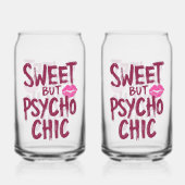 Edgy and Chic Sarcastic Saying Blikvorm Glas (Achterkant)