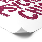 Edgy and Chic Sarcastic Saying Poster (Hoek)