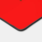 Edgy Anime Boy Aesthetic Desk Mat - Red & Black  (Hoek)