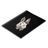 Edgy, artistic rabbit illustration - Unique art Notitieboek (Linkerzijde)
