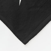 Edgy 'Bite Me' Gothic Roos Design Fleece Deken (Hoek)