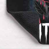 Edgy 'Bite Me' Gothic Roos Design Muismat (Hoek)