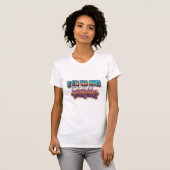 Edgy & Bold Statement T-shirt - Unisex Graffiti (Voorkant volledig)