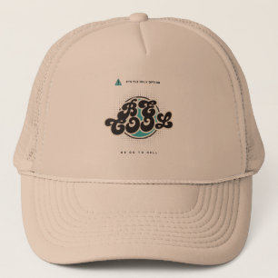 "Edgy Bold Typography - High-Impact Design" Trucker Pet