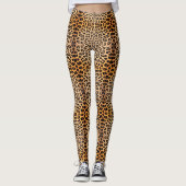 Edgy Cheetah Leggins Leggings (Voorkant)